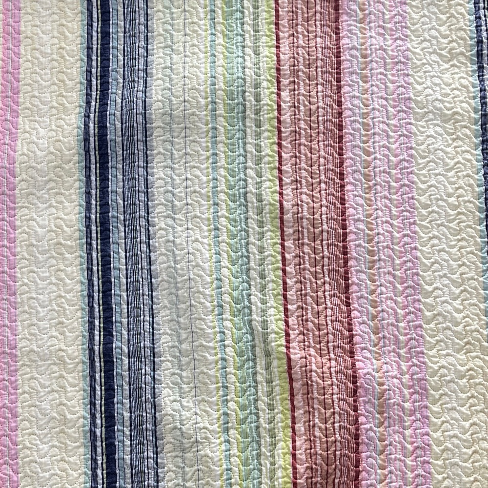 Striped Multicolor Quilt